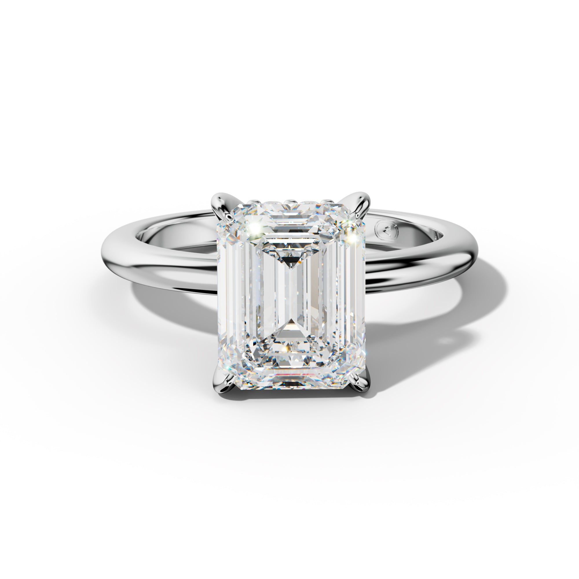 Natalie Emerald Cut Engagement Ring